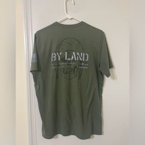 Under Armour Freedom By Land United States of America Large T-Shirt Military